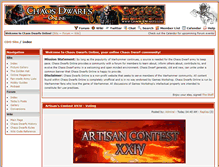 Tablet Screenshot of chaos-dwarfs.com